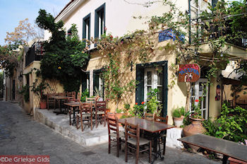 Thrasivoulou straat - Anafiotka - Plaka - Athene - Foto van De Griekse Gids