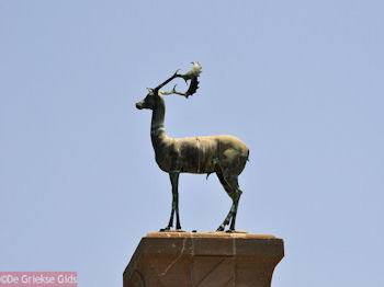 Bronzen hert - Rhodos Stadt - Foto GriechenlandWeb.de