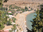 Zicht op strand - Lindos (Rhodos) - Foto van De Griekse Gids