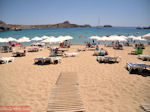 Heerlijk zandstrand Lindos - Foto van De Griekse Gids