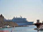 Cruiseschip in Rhodos haven - Foto van De Griekse Gids