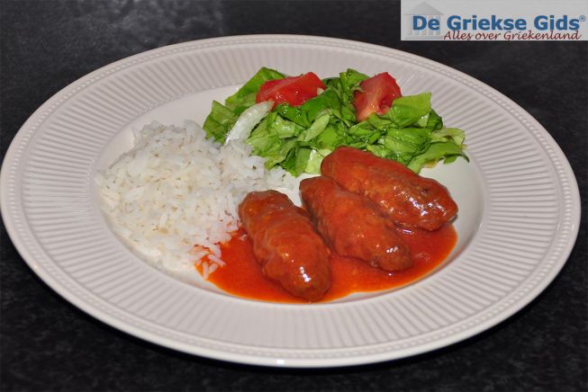 Soutzoukakia recept - Griekse gehaktrolletjes