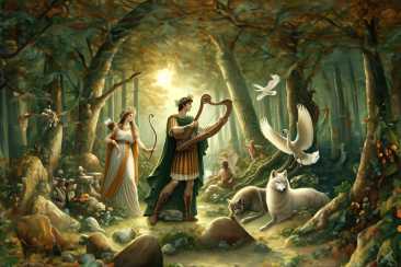 Apollo, Griekse god van licht en muziek