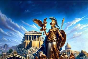 Athene Griekse godin van de wijsheid