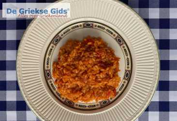 Griekse rijst - tomatenrijst  