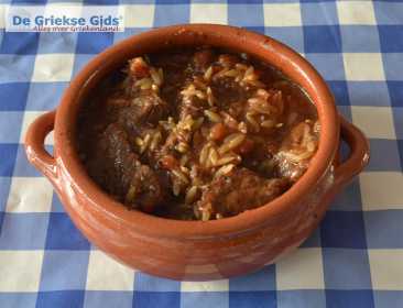 Giouvetsi - Kritharaki - Griekse pasta