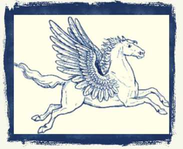 Pegasus het gevleugelde paard
