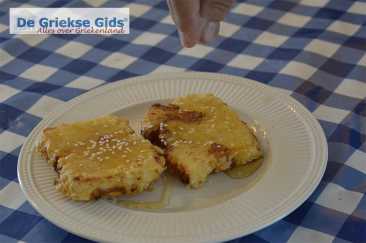 Tiri saganaki - Gebakken kaas