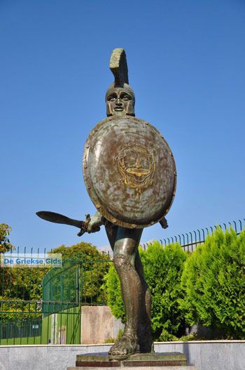 Leonidas van Sparta (Sparti) | Lakonia Peloponnesos Griekenland 4 - Foto van https://www.grieksegids.nl/fotos/peloponessos/normaal/peloponessos-griekenland-0911.jpg