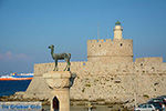 Hert en Agios Nikolaos fort - Rhodos stad Rhodos - Rhodos Dodecanese - Foto 1508 - Foto van De Griekse Gids