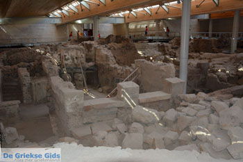 Opgravingen Akrotiri Santorini | Cycladen Griekenland | Foto 2 - Foto van https://www.grieksegids.nl/fotos/santorini/normaal/akrotiri-santorini-002.jpg