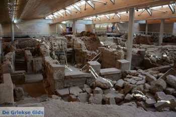 Opgravingen Akrotiri Santorini | Cycladen Griekenland | Foto 3 - Foto van https://www.grieksegids.nl/fotos/santorini/normaal/akrotiri-santorini-003.jpg