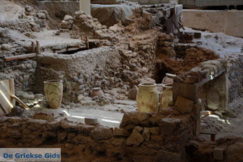 Opgravingen Akrotiri Santorini | Cycladen Griekenland | Foto 14 - Foto van https://www.grieksegids.nl/fotos/santorini/normaal/akrotiri-santorini-014.jpg