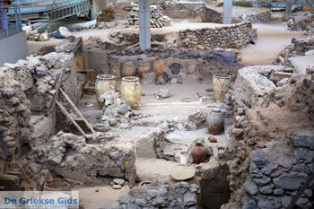 Opgravingen Akrotiri Santorini | Cycladen Griekenland | Foto 17 - Foto van https://www.grieksegids.nl/fotos/santorini/normaal/akrotiri-santorini-017.jpg