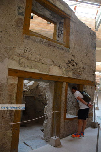 Opgravingen Akrotiri Santorini | Cycladen Griekenland | Foto 21 - Foto van https://www.grieksegids.nl/fotos/santorini/normaal/akrotiri-santorini-021.jpg