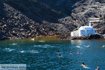 Palia en Nea Kameni Santorini | Cycladen Griekenland  | Foto 76 - Foto van https://www.grieksegids.nl/fotos/santorini/normaal/kameni-santorini-076.jpg