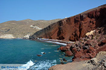 Red Beach Akrotiri Santorini | Cycladen Griekenland | Foto 186 - Foto van https://www.grieksegids.nl/fotos/santorini/normaal/redbeach-santorini-005.jpg