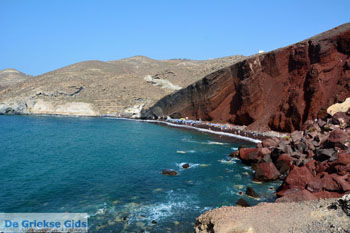 Red Beach Akrotiri Santorini | Cycladen Griekenland | Foto 188 - Foto van https://www.grieksegids.nl/fotos/santorini/normaal/redbeach-santorini-007.jpg