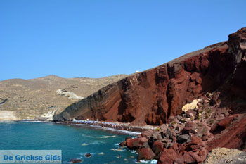 Red Beach Akrotiri Santorini | Cycladen Griekenland | Foto 194 - Foto van https://www.grieksegids.nl/fotos/santorini/normaal/redbeach-santorini-013.jpg