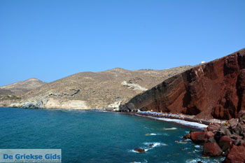 Red Beach Akrotiri Santorini | Cycladen Griekenland | Foto 198 - Foto van https://www.grieksegids.nl/fotos/santorini/normaal/redbeach-santorini-017.jpg