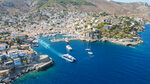 Luchhtfoto van Hydra stad | Saronische eilanden - Foto van De Griekse Gids