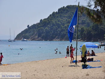 Blue flag beach Koukounaries - Skiathos - Foto van https://www.grieksegids.nl/fotos/skiathos/350pixels/eiland-skiathos-138.jpg