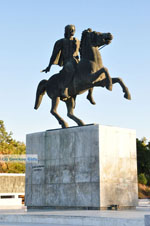 Standbeeld Alexander de Grote Alexander de Grote Plein Thessaloniki | Thessaloniki Macedonie | De Griekse Gids foto 3 - Foto van De Griekse Gids