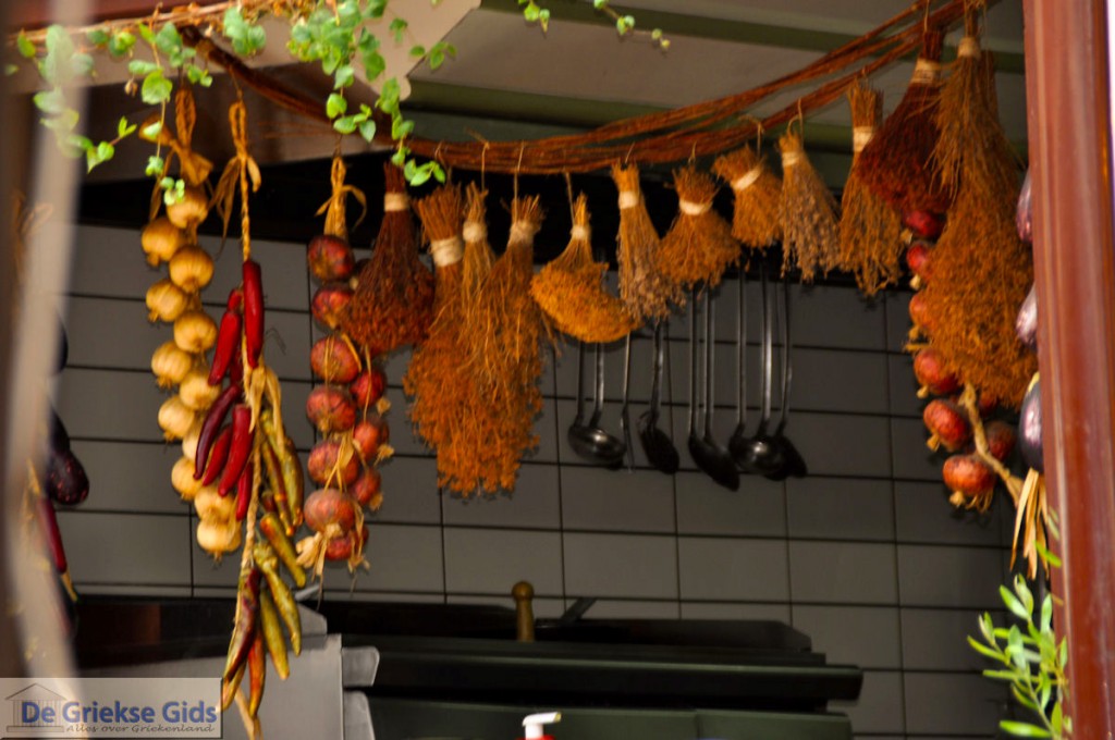 Knoflook en kruiden in griekenland knoflook