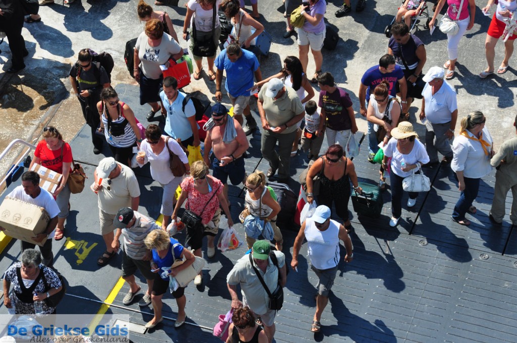 Vakantiegangers in Griekenland