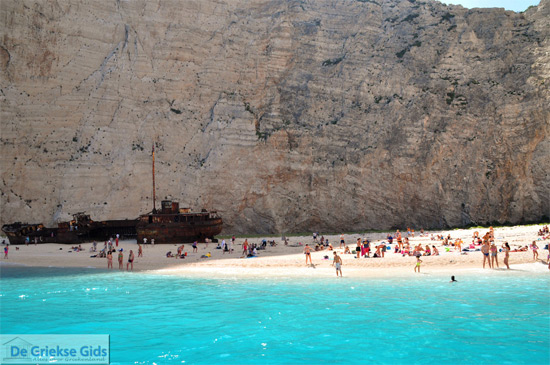 Strand scheepswrak van Zakynthos Strand scheepswrak van Zakynthos