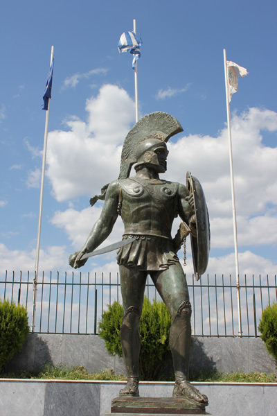 Standbeeld Spartaan - Foto: Marcel Fens