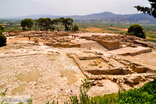 Phaistos (Festos) bij Matala en Agia Galini (Kreta)