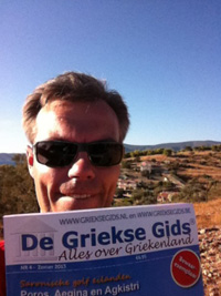 Rik met Griekse Gids