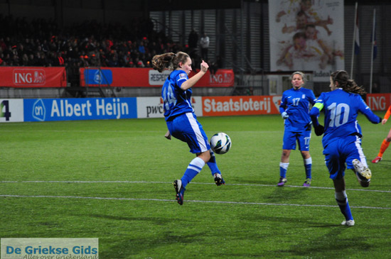 Nederland - Griekenland vrouwenvoetbal Nederland - Griekenland vrouwenvoetbal