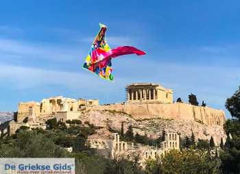 Kathara Deftera- Schone Maandag - Vlieger in Athene - Foto van  Petra Dekker