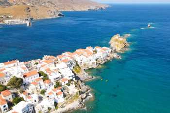 Andros stad Chora Andros Cycladen - De Griekse Gids - Foto van De Griekse Gids