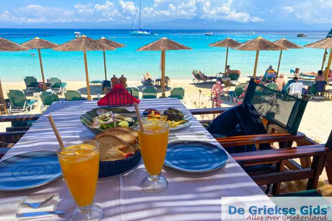 Cedrus bar bij Vrika Beach op Antipaxos Paxos Ionische eilanden - De Griekse Gids - Foto van De Griekse Gids