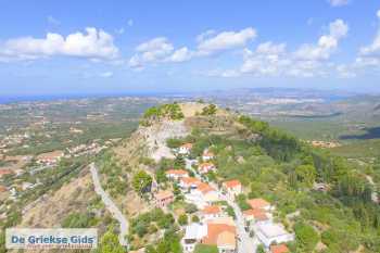 Kastro Agios Georgios Kefalonia - luchtfoto - De Griekse Gids - Foto van De Griekse Gids