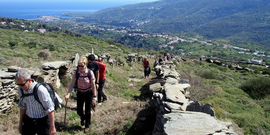 Wandelen op Andros