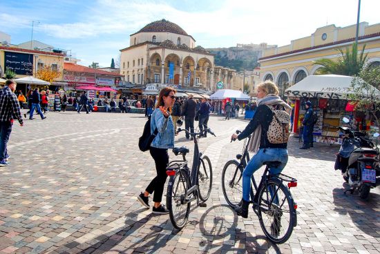 Fietsen in Athene
