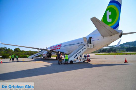 Transavia vliegtuig Sunweb in Griekenland