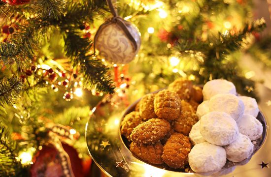 HMelomakarona en kourabiedes kerstkoekjes Griekenland