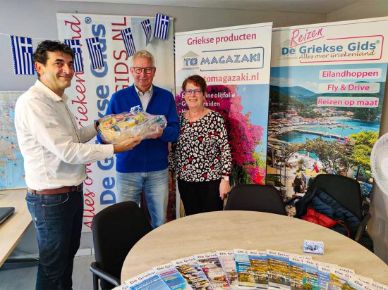 Winnaar Griekse cadeaumand