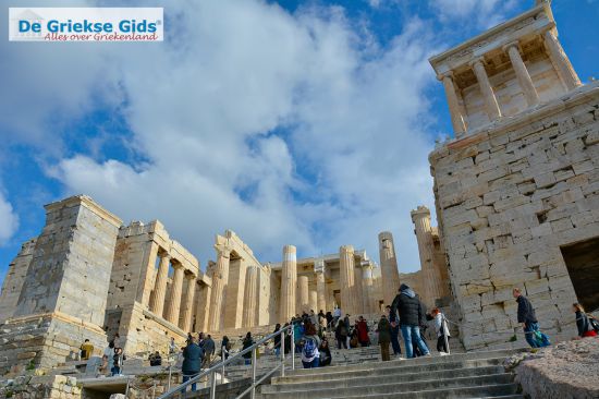 Akropolis Athene in de winter