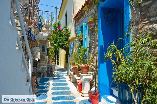 Blue Street Pythagorion Samos