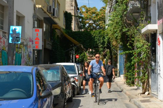 Fietsen in Athene