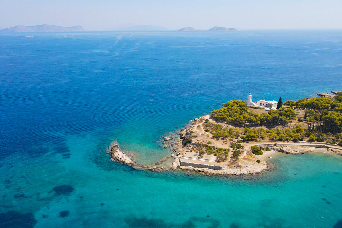 De vuurtoren op Spetses