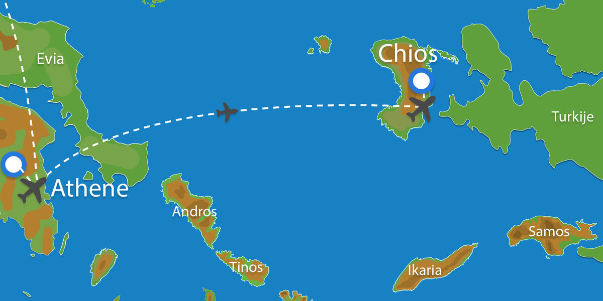 Eilandhoppen van Athene naar Chios 