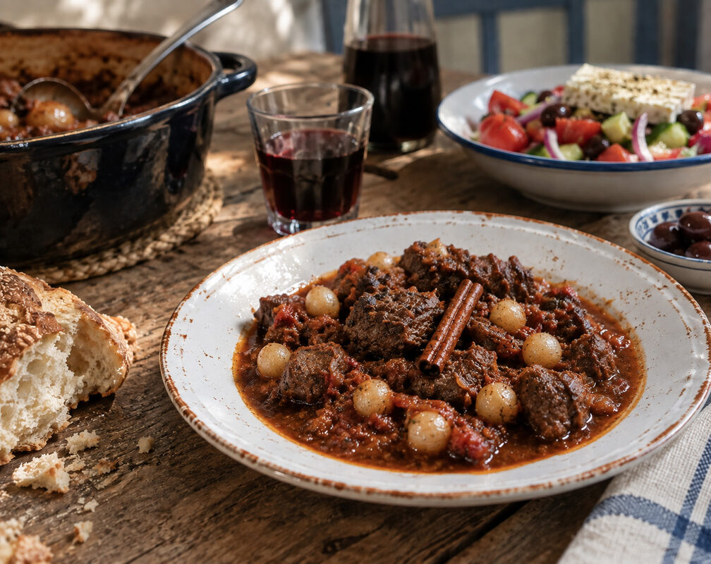 Stifado: de Griekse stoofschotel die je echt eens moet proeven