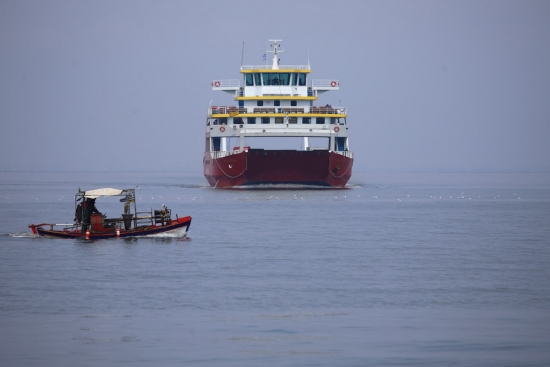 De ferry naar Thassos